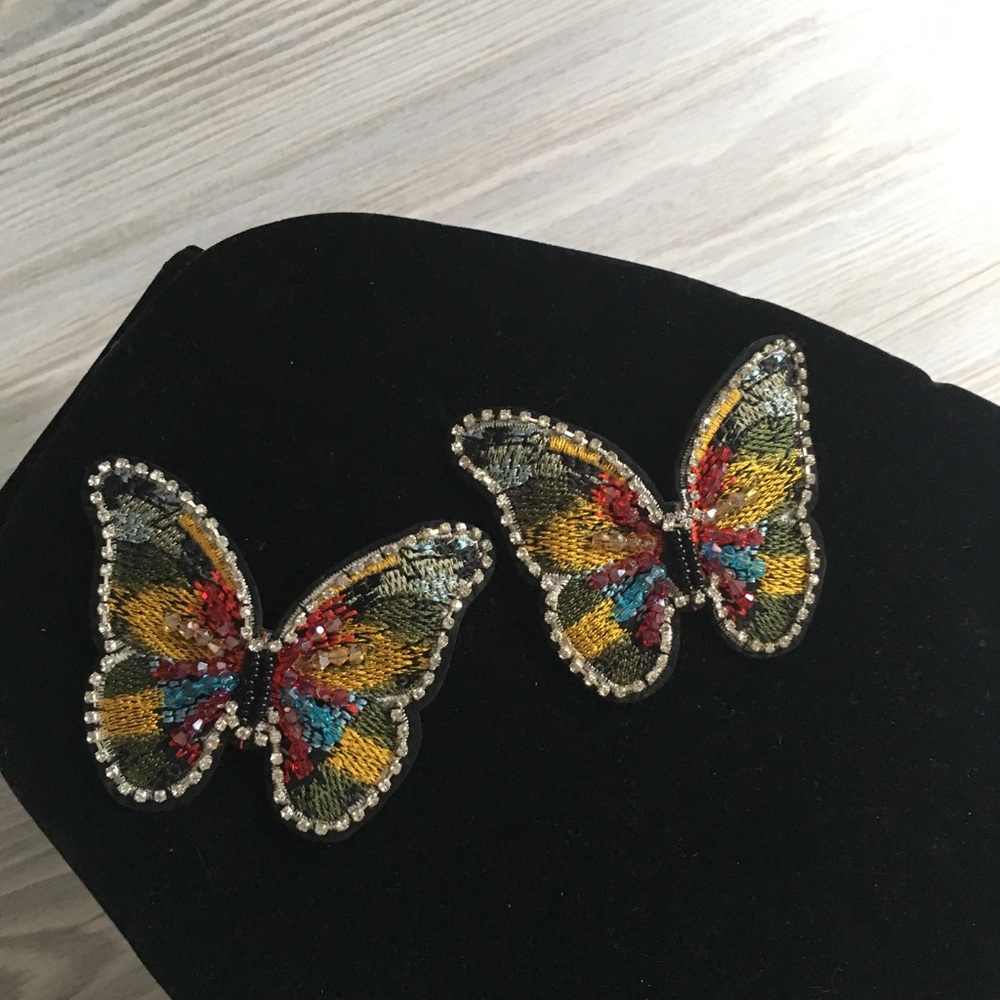 Sassy Jones Butterfly Shoe Clips & Brooch